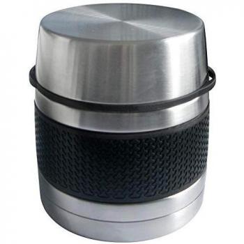 Bcalpe Termo Sólido, Acero Inoxidable, Negro y Plata, 15x13x13 cm