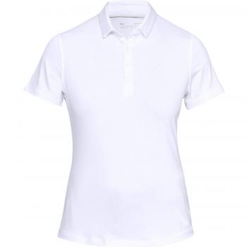 Under Armour Zinger Short Sleeve Polo, Mujer, Blanco White 100, XS