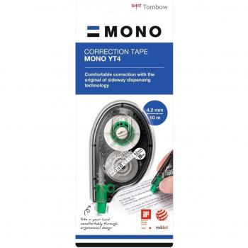 Corrector Tombow Cinta Adhesiva 4.2mm x 10m Pack de 3 en Blister