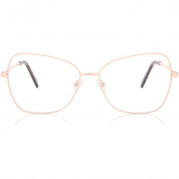 Butterfly Montuta completa Metálico Rose-Dorados Armazones para Mujer - Gafas Anti-Azules - SmartBuy Collection
