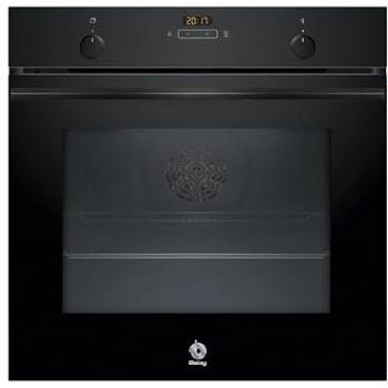 Horno Multifunción BALAY 3HB5131N3, Cristal Negro, Aqualisis, 60 cm, Control Comfort, Raíles 1 nivel