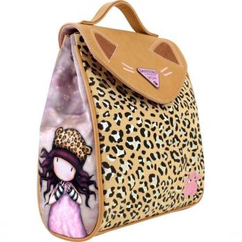Mini Mochila Solapa Gorjuss™ 'Purrrrrfect Love' - Safta