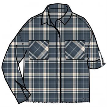 Pepe Jeans - Tamara JR - Camisa Cuadros - Botones Delanteros