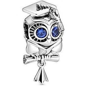 Pandora Wise Owl Graduation Charm in Silver 798907C01