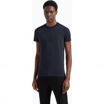 Emporio Armani Regular Fit Men's Eagle Logo T-Shirt - Blue - Size XL