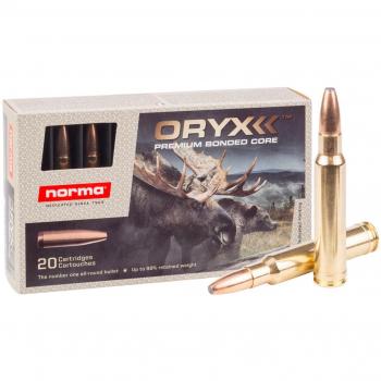 Norma Oryx .338 Winchester Magnum, 230gr, Brass Cased Rifle Ammo, 20 Rounds