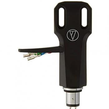 Audio Technica AT-HS6 Universal 1/2 Mount Headshell with Finger Lift for 4-Pin Cartridge Aluminum Includes Mounting Screws