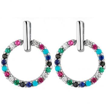 Aros Earcandy Daniela de Plata de Ley 925