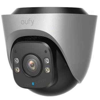 Cámara de Seguridad Eufy E41 Turreta PoE 4K UHD, Visión Nocturna Color, Interior y Exterior, Detección IA