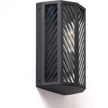 Aplique de Pared Exterior Cristal Hadley
