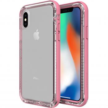 LifeProof NEXT - Premium, Two-piece, DROP proof, DIRT proof, SNOW proof Clear Case for iPhone X/Xs - Cactus Rose