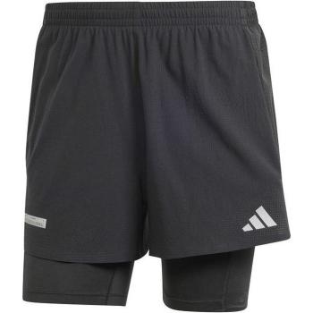 Pantalones de running adidas Ultimate 2-in-1 hombre negro puro XXL