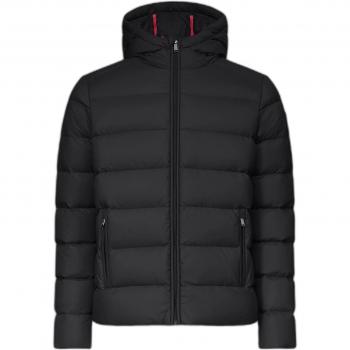 JOTT John Men's Black Puffer Jacket with Hood, Size M