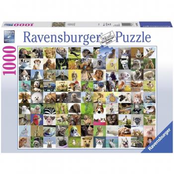 Rompecabezas 99 Animales Divertidos - 1000 Piezas