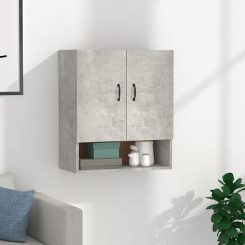 Armario de pared de hormigón gris 60x31x70 cm en madera multicapa