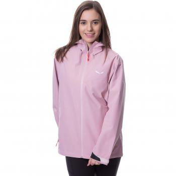 Chaqueta con capucha Salewa Puez 2.5L PTX rosa pálido mujer - XXL