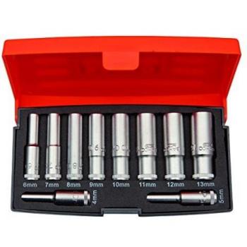 Bahco S0810L - Sg60 Socket Set 1/4 Deep