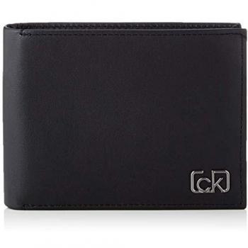 Calvin Klein - Ck Cast 5cc W/Coin, Carteras Hombre, Negro
