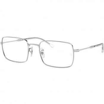 Ray-Ban RX6520 Col. 2501 Unisex Squadrata Argento Eyeglasses