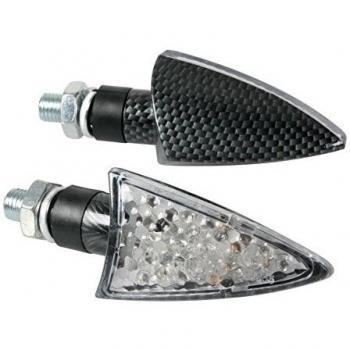 Lampa - Flechas de Carbono Intermitentes Moto led 8