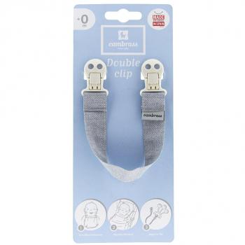 Cambrass Denim - Cadena para babero, color gris