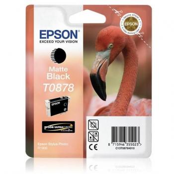 Cartucho de tinta Epson Flamingo T0878 negro mate