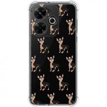 Funda Antigolpes de Silicona para Xiaomi Redmi 13 4G con Diseño de Perros 11