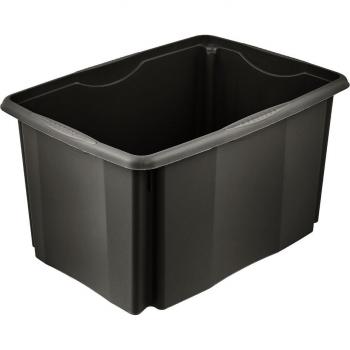 Keeeper Caja de Almacenamiento Resistente y Duradera 54,5 X 39 X 29,5, Eco Grafito