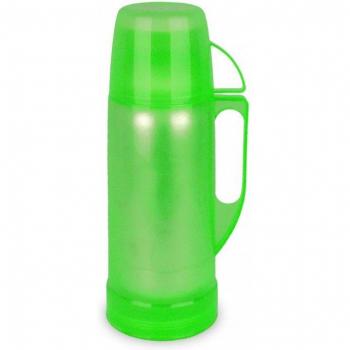Termo para bebidas WELKHOME recubierto de plástico de colores 450 ml Verde