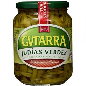 Gvtarra - Judia Verde Tiras 720 g - , Pack de 6