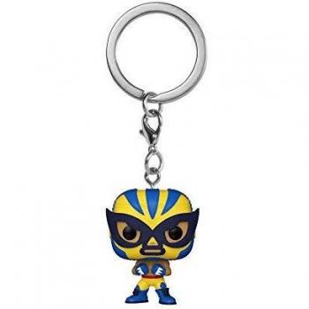 Funko- Pop Keychain Marvel Luchadores Wolverine Juguete coleccionable, Multicolor