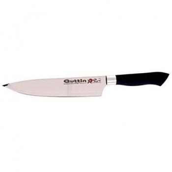 Quttin Cuchillo Chef, Acero Inoxidable, Negro, 20 x 4 cm