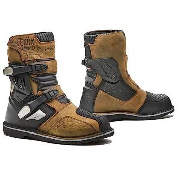 Forma Terra Evo Low Waterproof Children's Motorcycle Boots - Brown Size 43