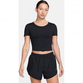 Nike Camiseta ajustada Training One Fitted para mujer, diseño entallado, tejido transpirable, tecnología Dri-FIT para la gestión de la humedad, costuras planas para mayor comodidad y libertad de movimiento