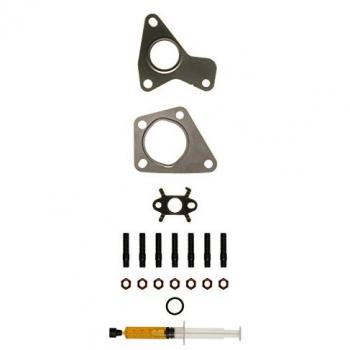 Juego de montaje AJUSA JTC11738 para turbocompresor, incluye todas las piezas necesarias para la instalación y es compatible con múltiples modelos de vehículos