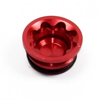 Hope E4/V4 Small Bore Cap Red
