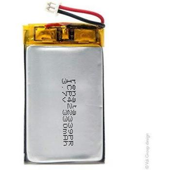 Batería Li-Po 1S1P ICP422339PR + PCM UN38.3 3.7V 340mAh Molex