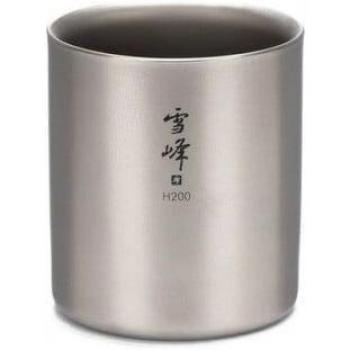 Snow Peak Titanium Double Wall Stacking Mug 200ml