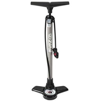 ZEFAL Profil MAX FP20, Bomba de Pie para Bicicleta con Válvulas Presta/Schrader/Dunlop - Presión 9 Bares - Ciclismo