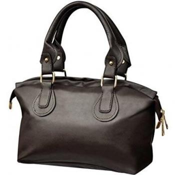 vidaXL Bolso Mujer Compras Bolso Grande de Mano Cuero Artificial Diseño Marrón Oscuro