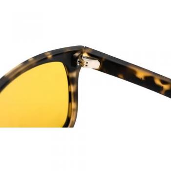 Korda Unisex Classic Matt Tortoise Sunglasses with Brown Lens