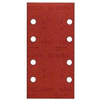 Bosch 2 609 256 A85 - Juego de hojas de lija de 10 piezas para lijadora orbital