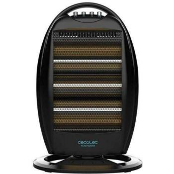 Cecotec Radiador Eléctrico Bajo Consumo Ready Warm 7100 Quartz Rotate. 1200W, Oscilación, Termostato regulable, 3 Niveles, Rejilla de seguridad, Sistema antivuelco, 10m2