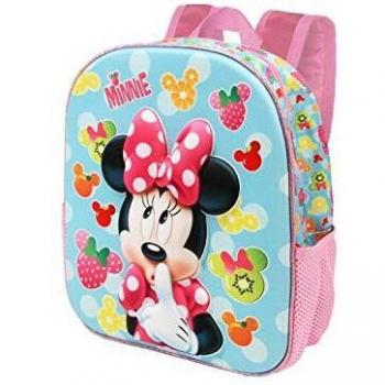Karactermania Minnie Mouse Frutas - Mochila 3D Pequeña, Multicolor