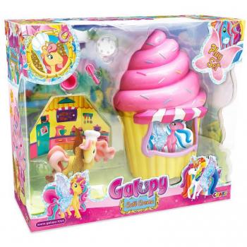Juguete Galupy - Café Crema Craze, tipo: juguete de peluche interactivo, características: suave al tacto, diseño adorable, emite sonidos y frases divertidas, fomenta la imaginación y el juego creativo