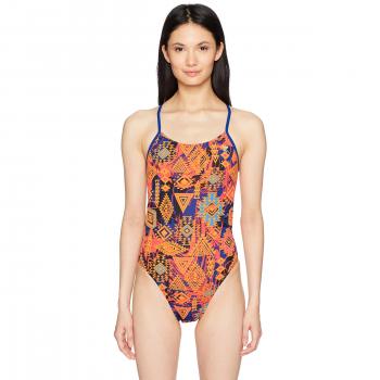 TYR Santa Ana cutoutfit, Mujer, Color Blue Coral, tamaño 34