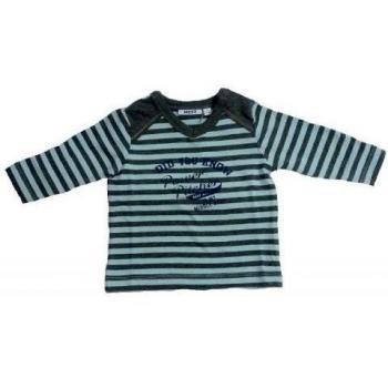 MEXX waterblue t-shirt à manches longues pour bébé à rayures taille 56–68 pour garçon - Multicolore - 6 mois
