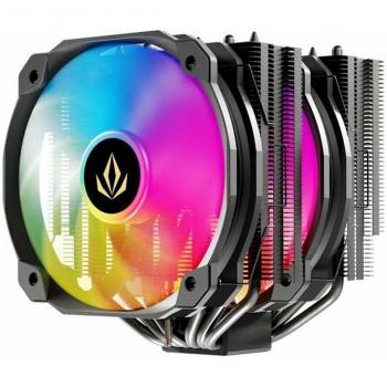 Ventilador de CPU Forgeon Windlord ARGB Black 6Pipes Dual Heatsink 2x140mm Negro