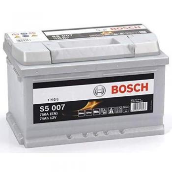 Batería de Coche Bosch S5007 74Ah 750A +Dcha