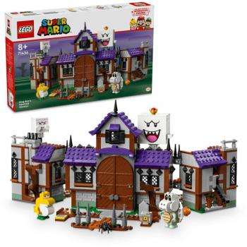 LEGO® 71436 La mansión encantada del Rey Boo - Tipo de producto: Set de construcción, Características: Incluye 932 piezas, compatible con LEGO® Super Mario, presenta la figura del Rey Boo y elementos interactivos para